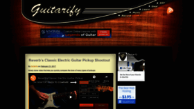 What Guitarify.com website looked like in 2020 (4 years ago)
