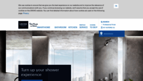 What Grohe.us website looked like in 2020 (4 years ago)