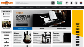 What Gear4music.nl website looked like in 2020 (6 years ago)