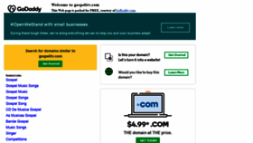 What Gospelitv.com website looked like in 2020 (4 years ago)