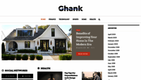 What Ghank.com website looked like in 2020 (4 years ago)