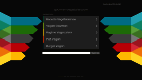 What Gourmet-vegetarien.com website looked like in 2020 (4 years ago)
