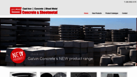 What Galvinconcrete.com.au website looked like in 2020 (4 years ago)