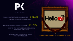What Gohellotv.in website looked like in 2020 (4 years ago)