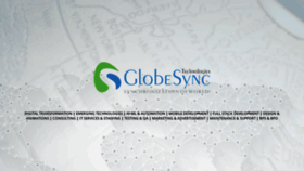 What Globesynctechnologies.com website looked like in 2020 (4 years ago)