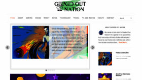 What Geekedoutnation.com website looked like in 2020 (4 years ago)