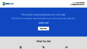 What Gridpulse.com website looked like in 2020 (5 years ago)
