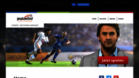 What Goalunited.de website looked like in 2020 (4 years ago)
