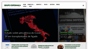 What Grupoesperanca.org.br website looked like in 2020 (4 years ago)