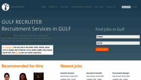 What Gulfrecruiter.com website looked like in 2020 (4 years ago)