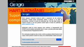 What Geogra.ro website looked like in 2020 (4 years ago)