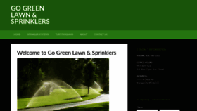 What Gogreensprinklers.com website looked like in 2020 (4 years ago)