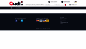 What Gudi.ch website looked like in 2020 (4 years ago)