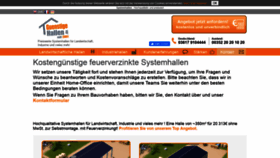 What Guenstigehallen.de website looked like in 2020 (4 years ago)