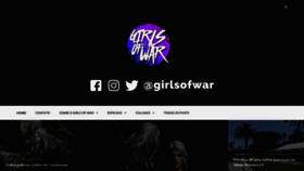 What Girlsofwar.com.br website looked like in 2020 (4 years ago)