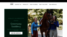 What Greenwaysaddlery.com website looked like in 2020 (4 years ago)