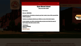 What Gyanbharatischool.net website looked like in 2020 (4 years ago)
