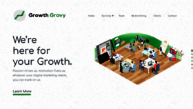 What Growthgravy.com website looked like in 2020 (4 years ago)