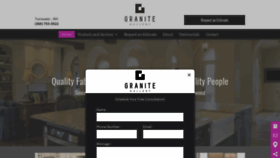 What Granitegallery.net website looked like in 2020 (4 years ago)