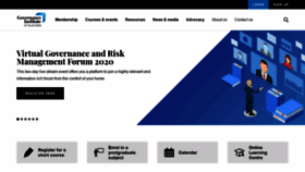 What Governanceinstitute.com.au website looked like in 2020 (3 years ago)