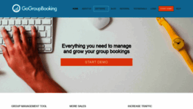 What Gogroupbooking.com website looked like in 2020 (4 years ago)