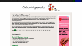 What Geburtstagssprueche-handverlesen.de website looked like in 2020 (3 years ago)