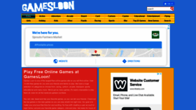 What Gamesloon.com website looked like in 2020 (4 years ago)