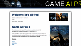 What Gameaipro.com website looked like in 2020 (4 years ago)