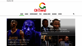 What Ghtrend.com website looked like in 2020 (3 years ago)