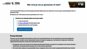 What Gemeentemonitor.eu website looked like in 2020 (4 years ago)