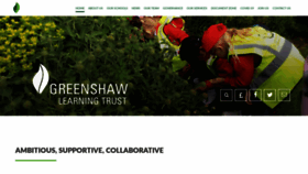 What Greenshawlearningtrust.org.uk website looked like in 2020 (4 years ago)