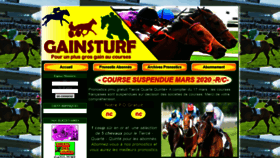 What Gainsturf.com website looked like in 2020 (4 years ago)