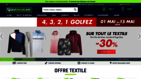 What Golfplus.fr website looked like in 2020 (3 years ago)