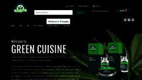 What Greencuisinecbd.uk website looked like in 2020 (3 years ago)