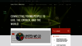 What Globalyoungpeople.org website looked like in 2020 (3 years ago)