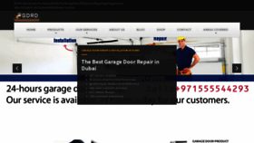 What Garagedoorrepairdubai.com website looked like in 2020 (4 years ago)