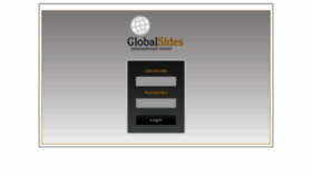 What Globalsides.com website looked like in 2020 (3 years ago)