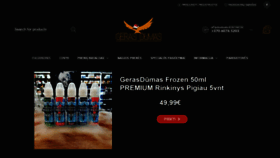 What Gerasdumas.lt website looked like in 2020 (3 years ago)