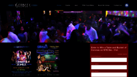 What Georgesnightclub.com website looked like in 2020 (3 years ago)