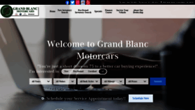 What Grandblancmotorcars.com website looked like in 2020 (4 years ago)