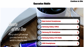 What Guaranteemobile.com website looked like in 2020 (3 years ago)