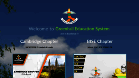 What Greenhall.edu.pk website looked like in 2020 (3 years ago)