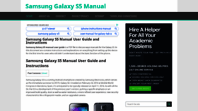 What Galaxys5manuals.com website looked like in 2020 (3 years ago)