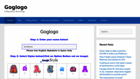 What Goglogo.info website looked like in 2020 (4 years ago)