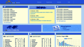 What Galopp-statistik.de website looked like in 2020 (4 years ago)