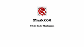 What Gyaan.com website looked like in 2020 (3 years ago)