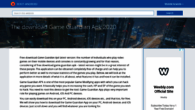 What Gameguardianapkx.com website looked like in 2020 (3 years ago)
