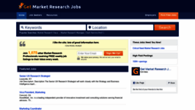 What Getmarketresearchjobs.com website looked like in 2020 (4 years ago)