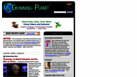 What Grinningplanet.com website looked like in 2020 (4 years ago)