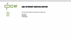 What Gbc.de website looked like in 2020 (4 years ago)